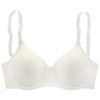 nuance by lascana T-Shirt-BH Damen creme Gr.85B