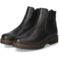 Gabor Chelseaboots »Davos«, Blockabsatz, Herbstmode, in bequemer Schuhweite G (= weit), Gr. 38,5, schwarz : 14610155-38,5