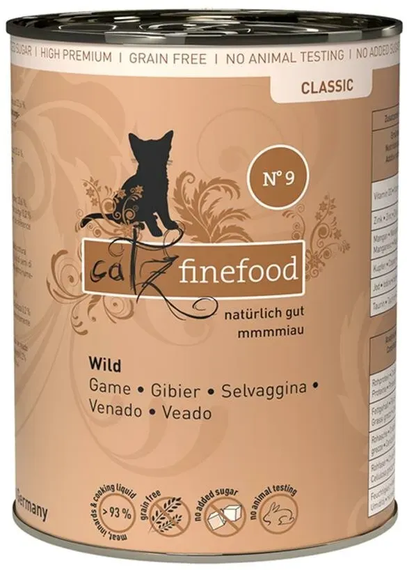 Pets Nature Catz finefood No.9 Wild 6x400g