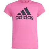 Adidas Mädchen Essentials Big Logo Cotton Tee, Pulse Magenta/Black, 14-15 Years