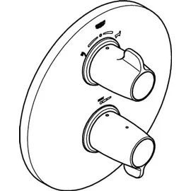 Grohe Grohtherm Special Unterputz-Wannenarmatur mit Thermostat