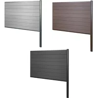 heute wohnen WPC Sichtschutz 190 cm grau