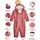 KILLTEC FIRST INSTINCT by killtec Kinder Overall FIOW 59 MNS ONPC, Größe 86/92 in rot, dark rouge