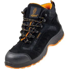 Urgent 103 SB Sicherheitsschuhe Arbeitsstiefel Arbeitsschuhe Stahlkappe Leder 43 - Schwarz - 43