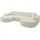 altdecor Wohnlandschaft MARI-U1 - 303x171x79 cm, Beige Bouclé