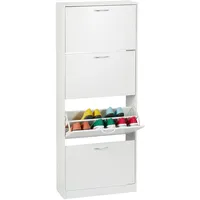 Relaxdays Schuhschrank, HxBxT: 152 x 60 x 24 cm,