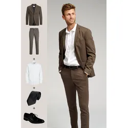 The Original Performance Anzug + Hemd, Krawatten- und Derby -Schuhe - Paketangebot - Mann - TeeShoppen