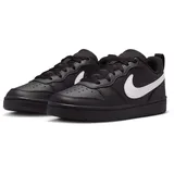 Nike Court Borough Low Kinder Schwarz/Weiß 36