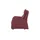 Hukla Relaxsessel Pascal Mikrofaser 77 x 102 x 90 cm Rot elektrisch