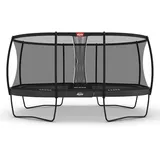 Berg Toys Trampolin Grand Champion Regular 520 x 345 cm inkl. Sicherheitsnetz grau
