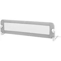 Costway Bettschutzgitter klappbar 150 x 42 cm Grau