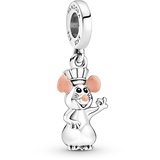 PANDORA Disney x Pixar Rémy Charm-Anhänger aus Sterling-Silber, Kompatibel Moments Armbänder, 792029C01