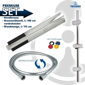 tecuro ew-036 Brauseset 1 strahlig Schwarz 160