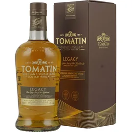 Tomatin Legacy Highland Single Malt Scotch 43% vol 0,7 l Geschenkbox