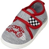 Playshoes Kinder Hausschuhe, Rennwagen