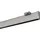 GARESA Gardinenstange GARESA "FLAT", silber (vernickelt, chromfarben), L:110cm, Aluminium, Gardinenstangen, Rechteckprofil, perfekter Lauf, modern, verlängerbar, mit Endkappe