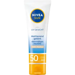 Nivea Sun UV Gesicht mattierend getönt hell LSF 50+