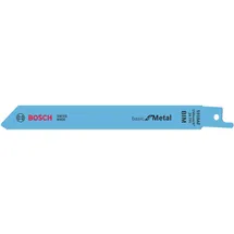 Bosch 5x Säbelsägeblatt S 918 AF Basic for Metal 150 x 16 x 0,6 mm