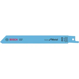 Bosch 5x Säbelsägeblatt S 918 AF Basic for Metal 150 x 16 x 0,6 mm