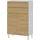 Germania Torrance Badkommode 60 x 97 x 34 cm Weiß/Eiche