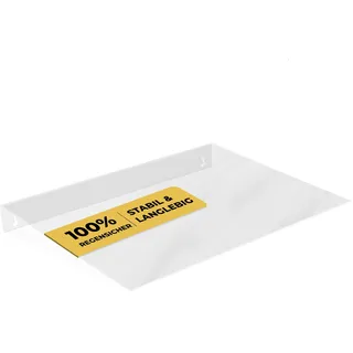 DeinLichtschacht - Regenschutz für Lichtschacht aus Plexiglas - verschiedene Größen - Schutz vor Regen, Laub & Schmutz - Lichtschachtabdeckung für Kellerschacht - transparente Abdeckung