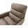 DeLife Esszimmerstuhl Abelia-Flex mit Armlehnen Mikrofaser Taupe Vintage Holzgestell kantig Natur