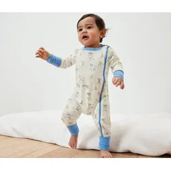 Tchibo - Baby-Pyjama - Baby - Gr. 62/68 - blau/print