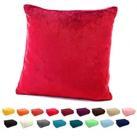 Heimtexland ® Flanell Kuschel Kissen Super Soft Dekokissen Plüsch