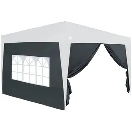DEUBA Seitenwände für Pavillon 3x3 m 2 Stück Grau