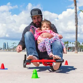 EzyRoller Pro X Fun Fahrzeug Dreirad für Jugendliche und Erwachsene (schwarz)