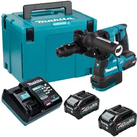 Makita HR 002 GM201 Akku Bohrhammer 40 V max. 2,9 J SDS plus + Ladegerät