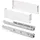 Emuca Simplex Äußere Schublade 25kg 122 x 440 mm