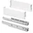 Emuca Simplex Äußere Schublade 25kg 122 x 440 mm