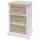 Mendler HWC-K87 63 x 40 x 28 cm Weiß / Natur