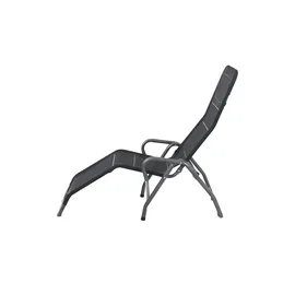 Siena Garden Bito Kippliege 139 x 72 x 118 cm schwarz