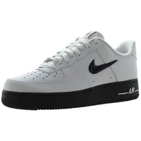 Nike Air Force 1 White/Black Herren, EU 46 (UK 12)