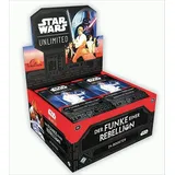 Fantasy Flight Games Asmodee FFGD3701DE Brettspiel Star Wars: Unlimited Der Funke einer Rebellion Booster-Display 24 Stück Booster Deutsch