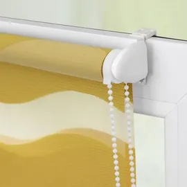 Lichtblick Doppelrollo Welle 110 x 150 cm senfgelb