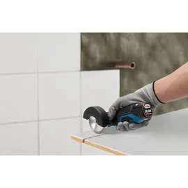Bosch GWS 12V-76 inkl. 2 x 2,0 Ah + Ladegerät in L-Boxx