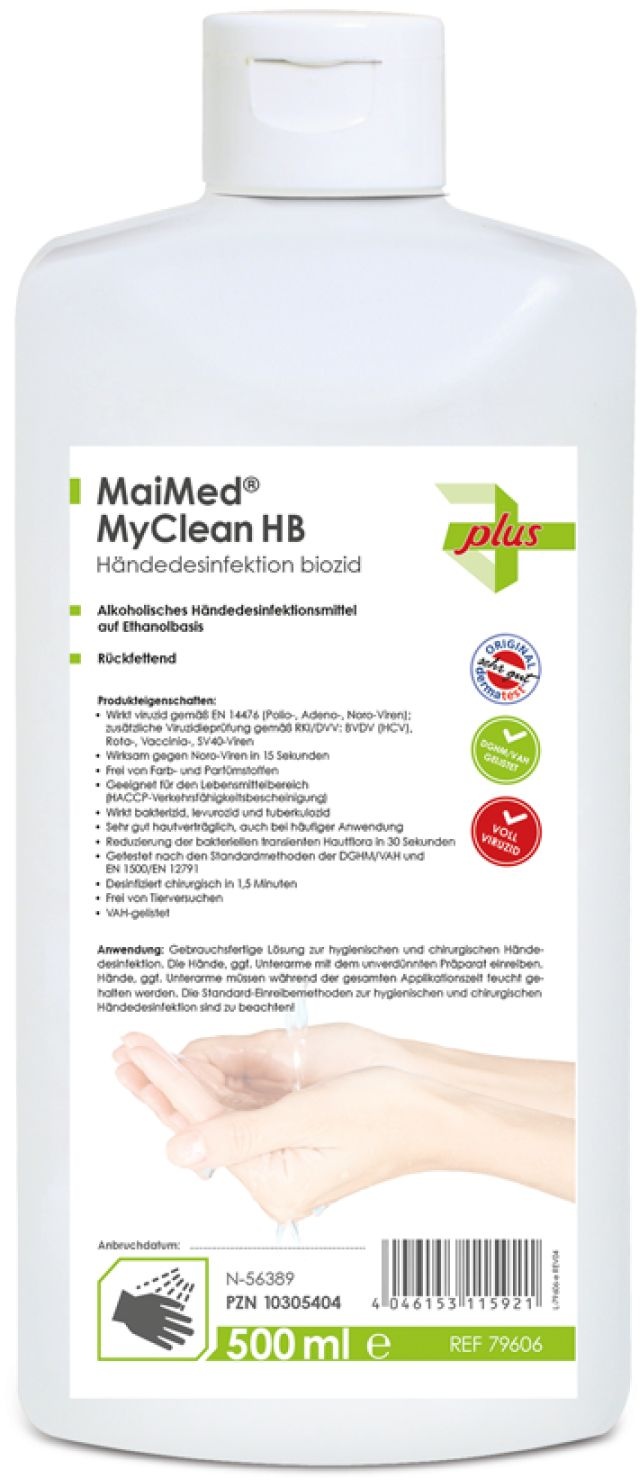 MaiMed MyClean HB Händedesinfektion 0,5 l