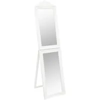 vidaXL Standspiegel 50 x 200 cm Schwarz