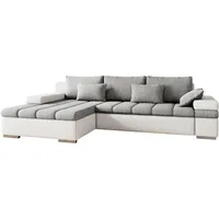 Mirjan24 Ecksofa Bangkok, Stilvoll L-Form Sofa mit Schlaffunktion und Bettkasten, Wohnlandschaft (Seite: Links, Soft 017 + Couches, Wohnlandschaften, Ecksofas