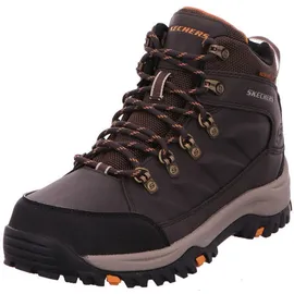 SKECHERS Relment Daggett Trekking Shoes, Chocolate Synthetic, 46 EU