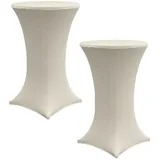 Trutzholm Stehtischhusse Beige Ø 70 cm 2er Set
