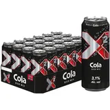 X QUADRAT® - X2 Cola - Biermix mit Cola - Dosen-Bier (24x0,5L)
