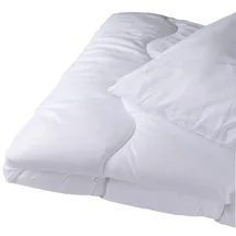 AddLiving Steppbettdecke 200 x 200 cm Allergiker geeignet 60 Grad waschbar | Weiß