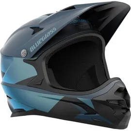 Bluegrass Intox Downhillhelm - Blue Matt / Green - M