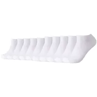 CAMANO 10er Pack Sneakersocken Weiß 39-42