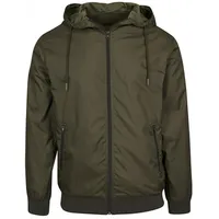 Build Your Brand Windrunner Jacke - Olive / Olive