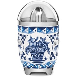 SMEG CJF01DGBEU Zitruspresse Dolce & Gabbana Blu Mediterraneo, Fruchtpresse, BPA-frei (spülmaschinengeeignet), 70 W